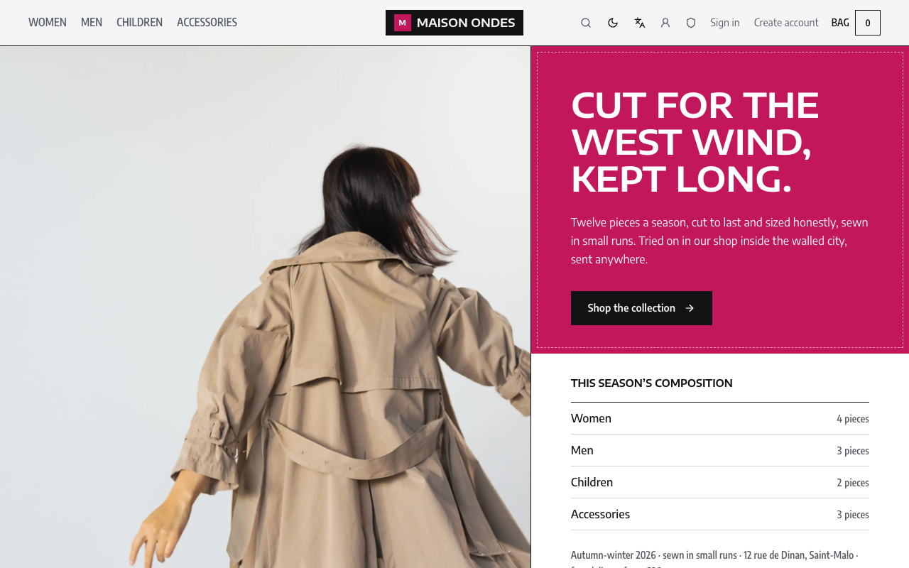 Ready-to-wear boutique